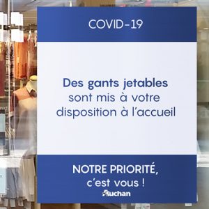 Adhésifs Covid19 - Vitrines & Murs